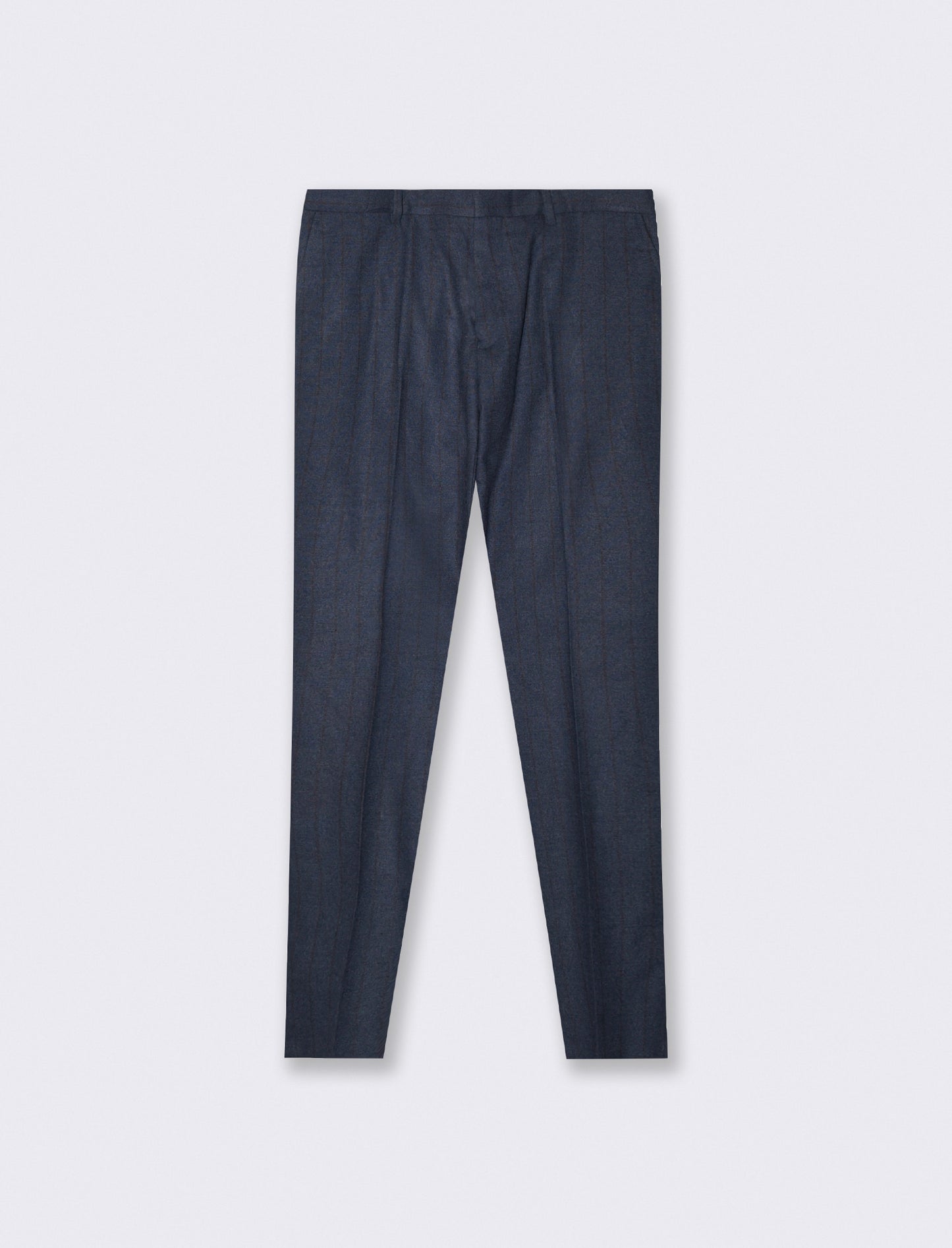 PANTALONI A RIGHE DA COMPLETO FORMAL FIT - Blu