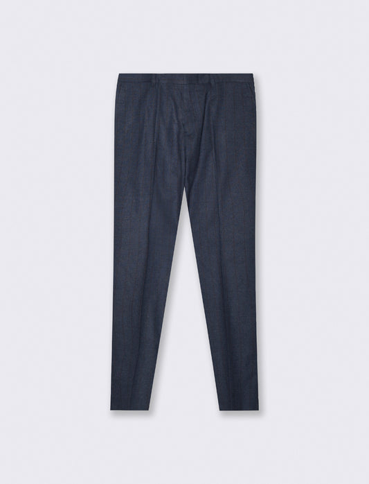 PANTALONI A RIGHE DA COMPLETO FORMAL FIT - Blu