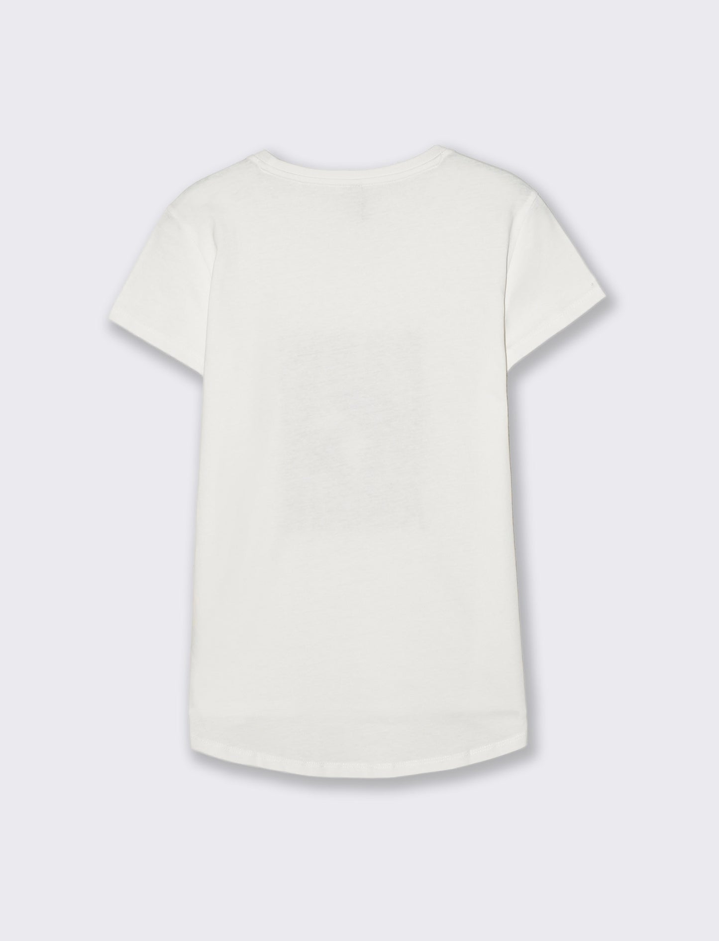 T-Shirt Manica Corta con Stampa Petto - var 2