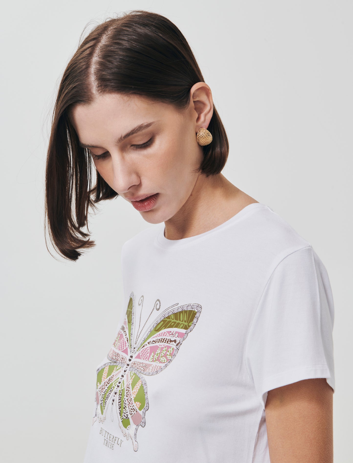 T-Shirt Manica Corta Girocollo con Stampa - Var 4