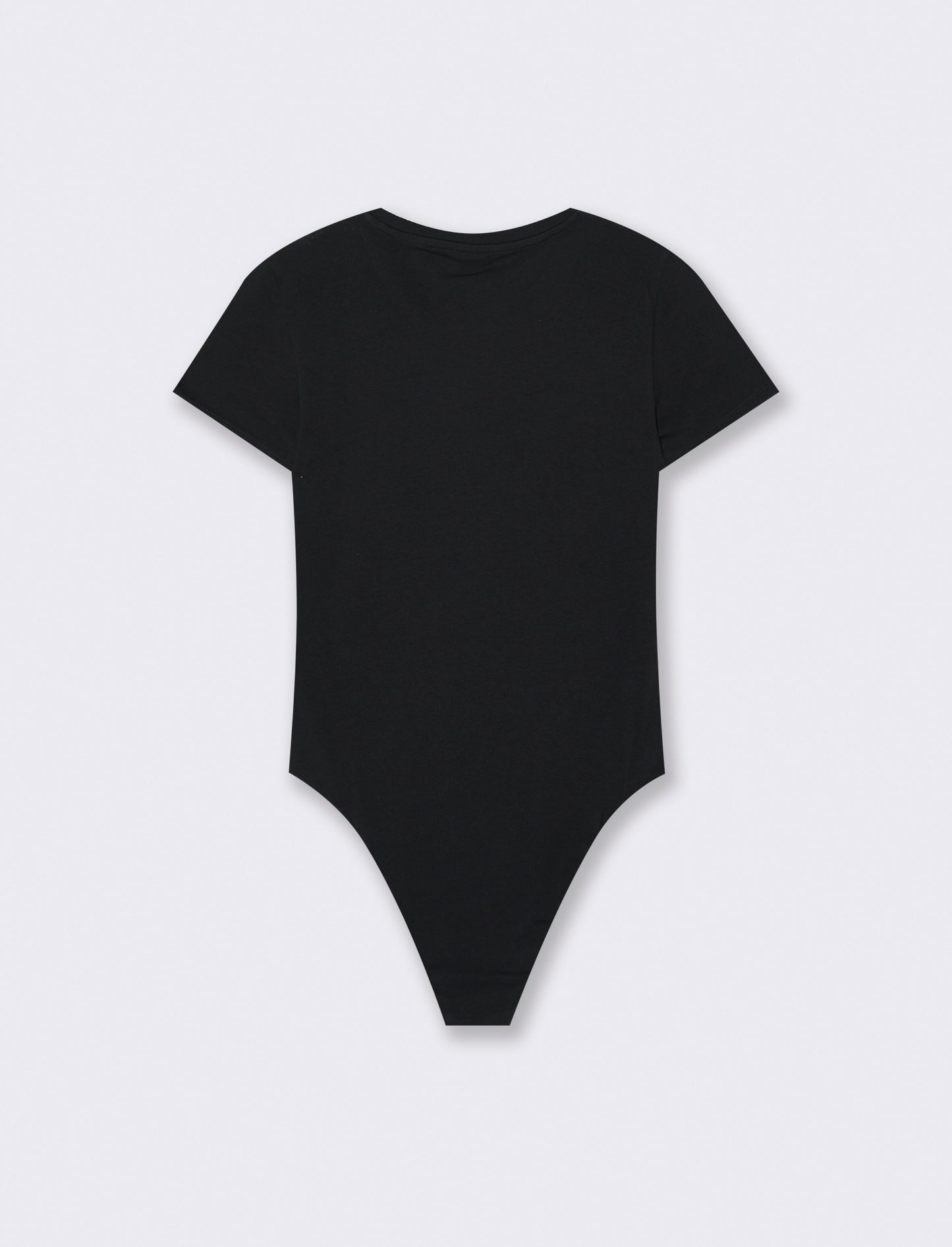 Body Manica Corta Girocollo Basico - Nero