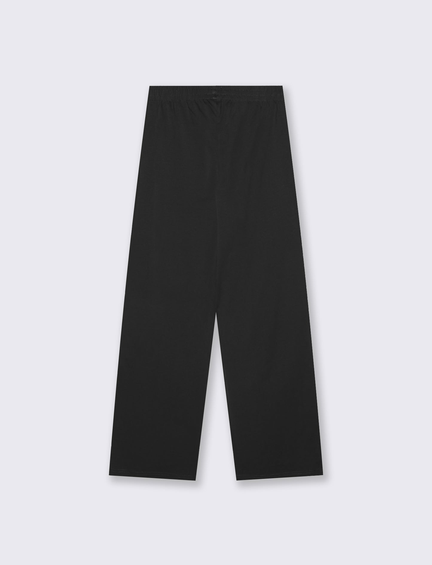 Jogger Basico con Elastico e Tasche - Nero