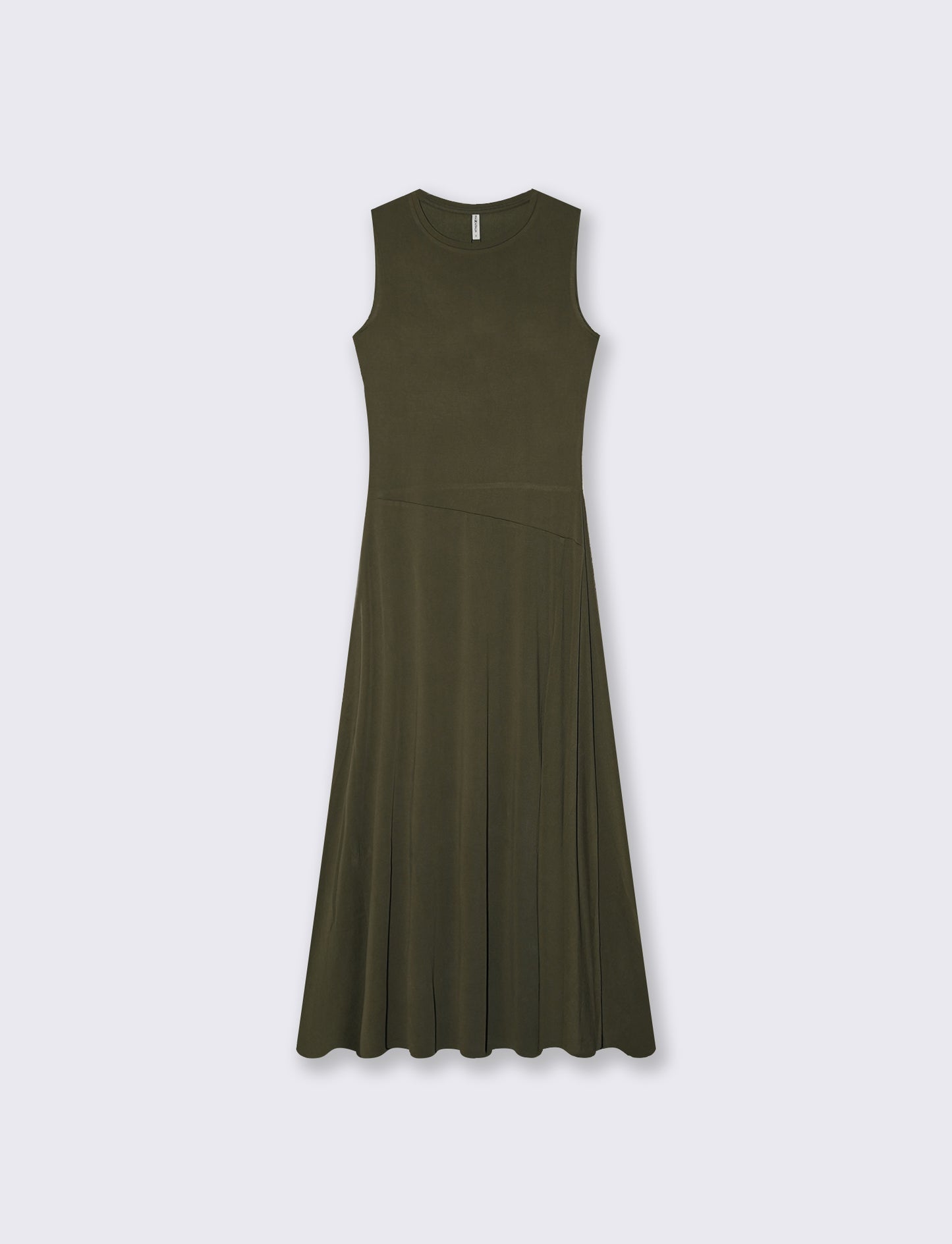 Vestito lungo senza maniche svasato - Kaky 1