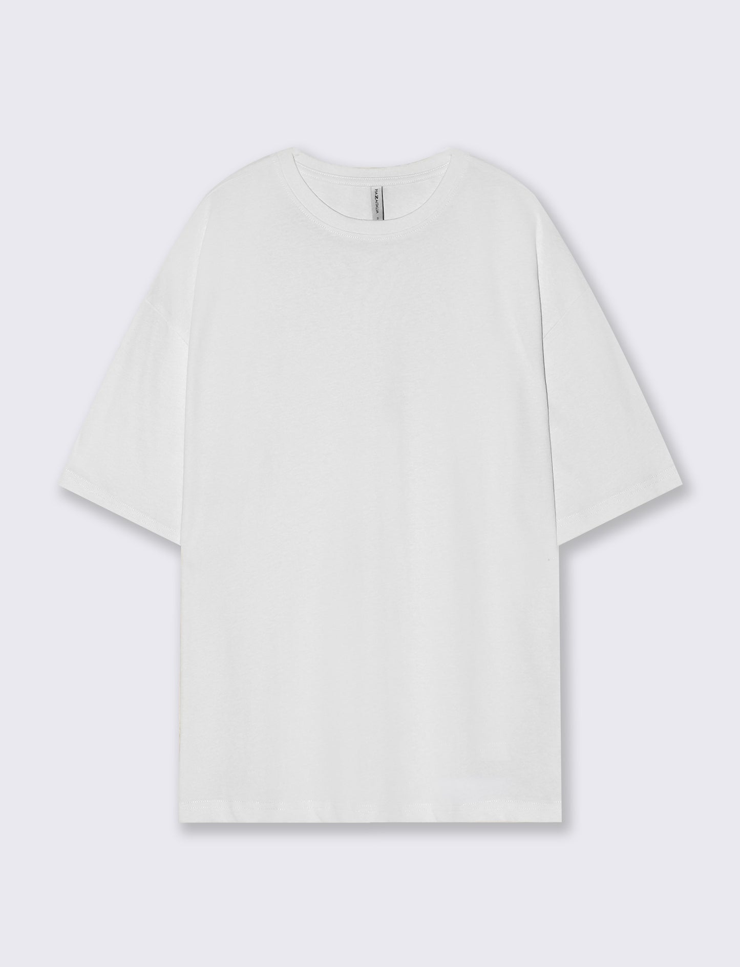 Basic Cotton Short Sleeve T-Shirt - White