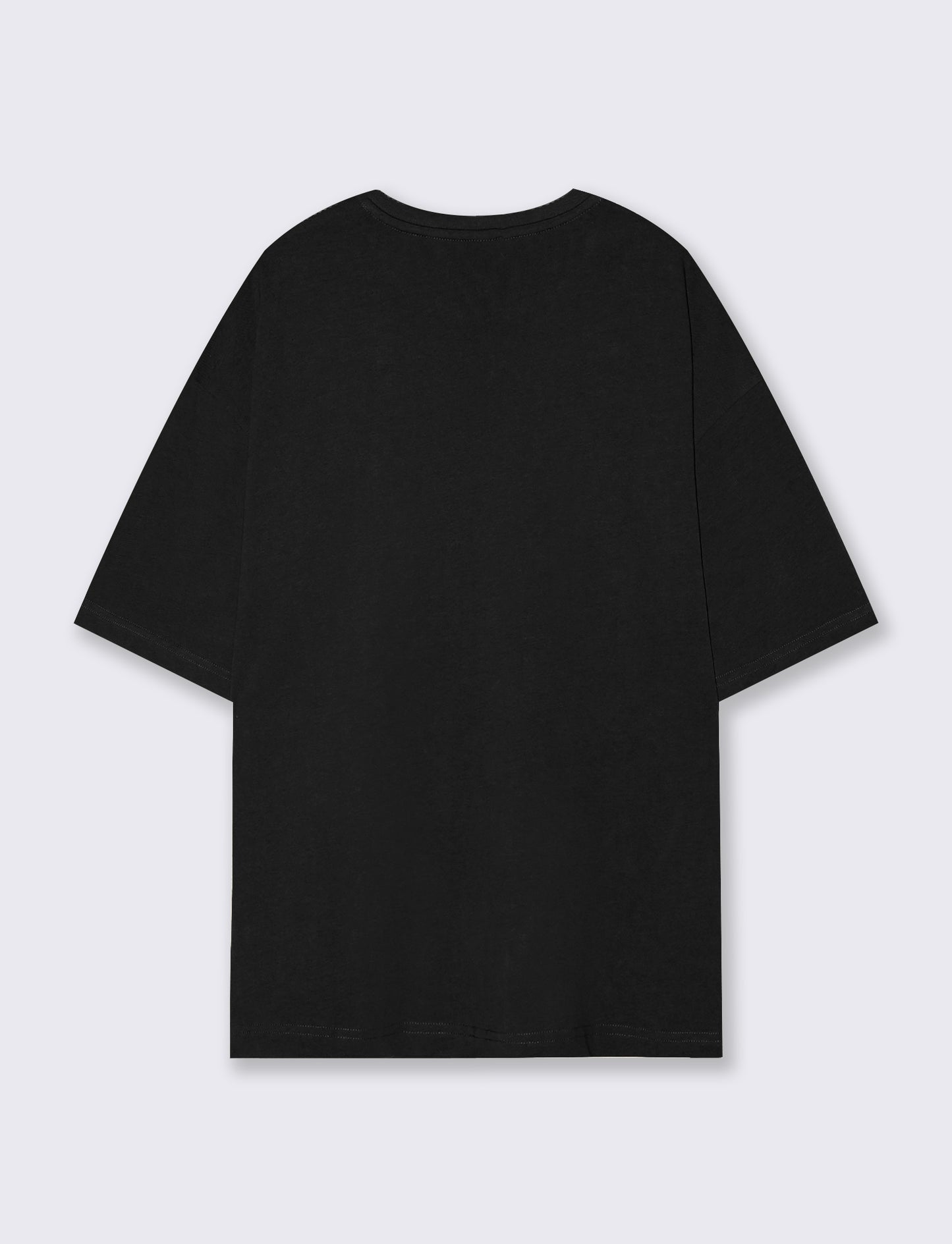 T-Shirt Basic in Cotone Manica Corta - Nero