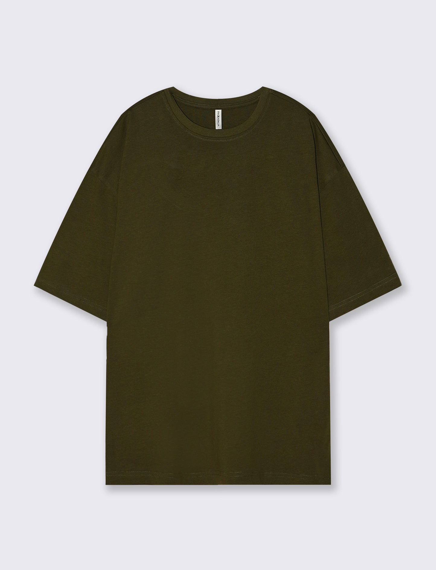 Basic Cotton Short Sleeve T-Shirt - Green