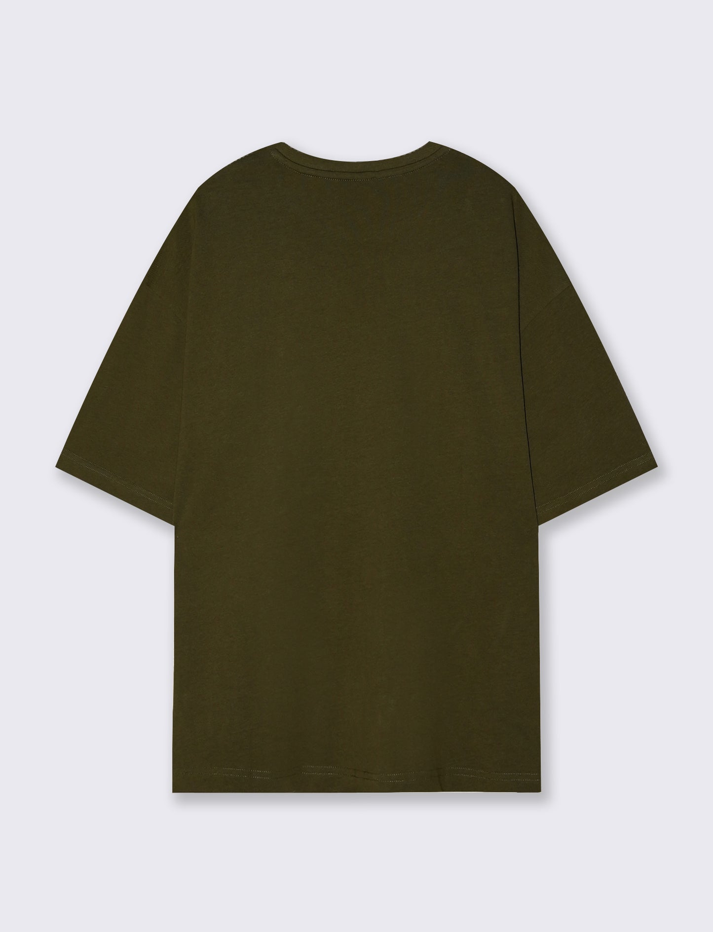Basic Cotton Short Sleeve T-Shirt - Green