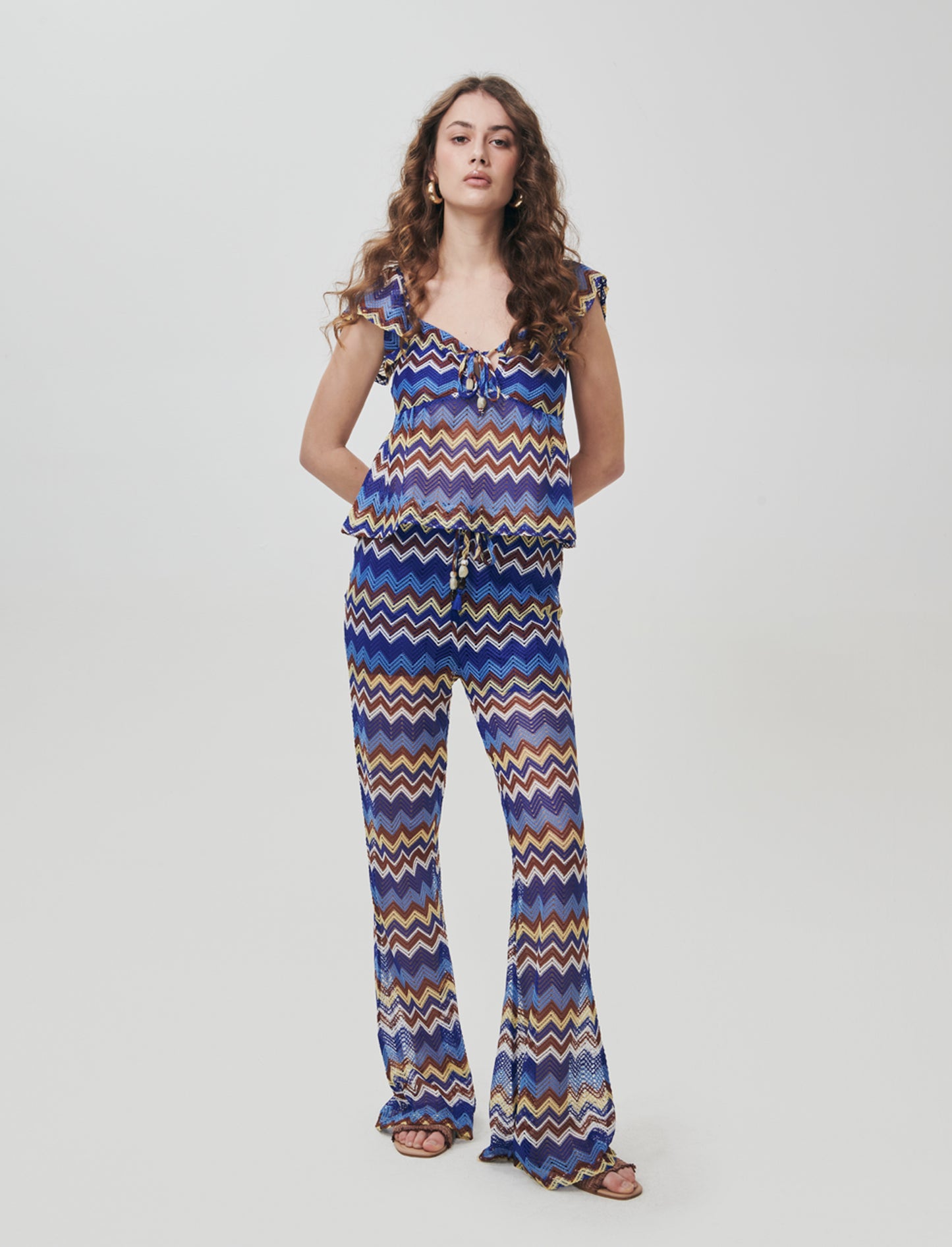 Pantaloni con elastico e coulisse - var 3