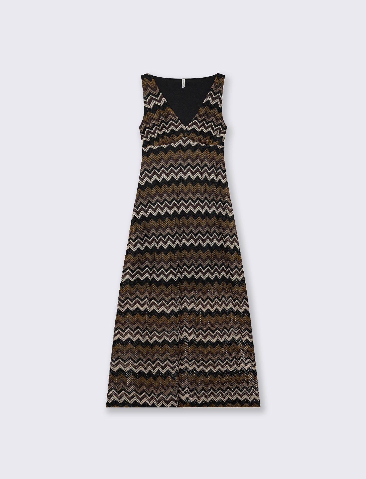Vestito lungo senza maniche con scollo V - var 1
