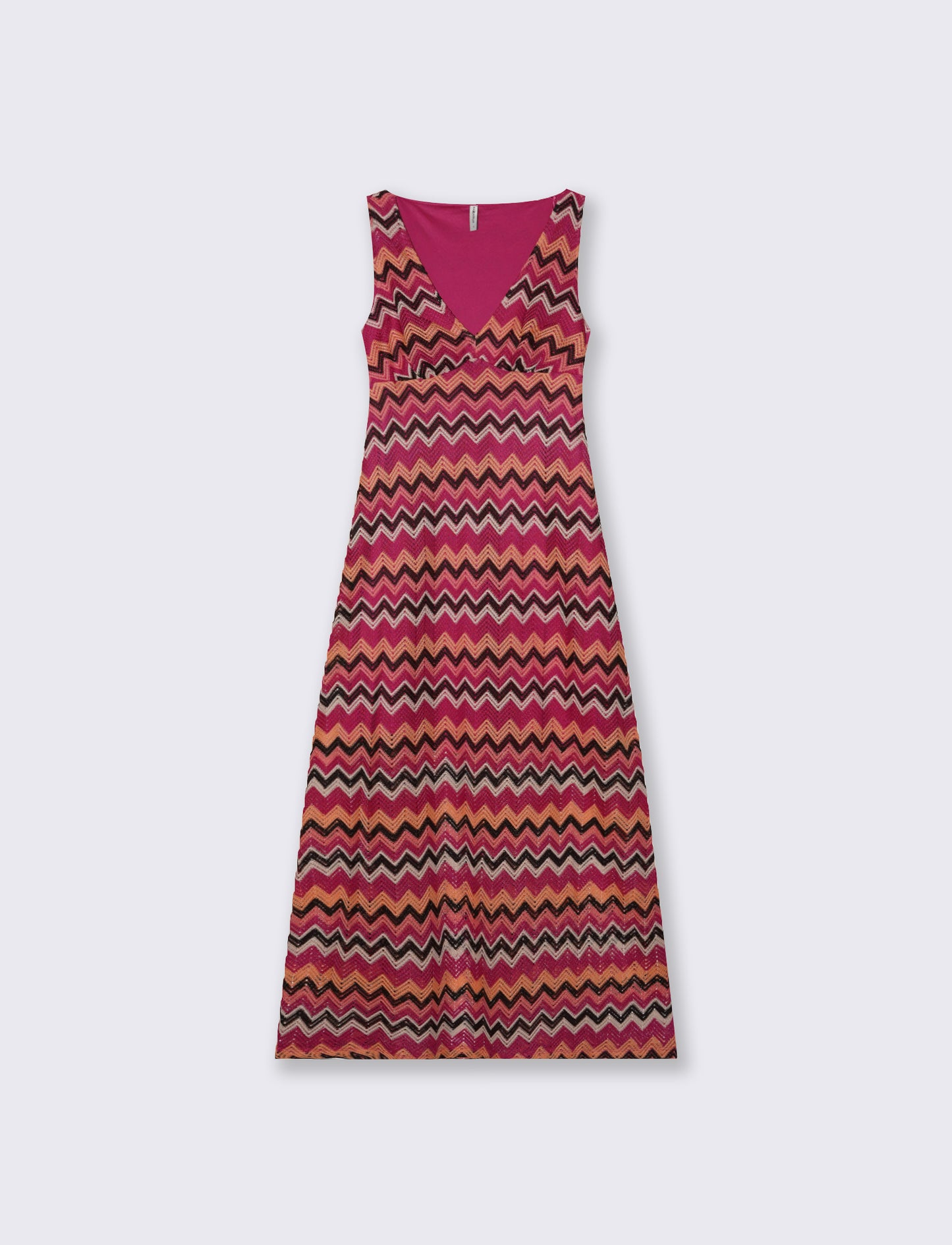 Vestito lungo senza maniche con scollo V - var 2