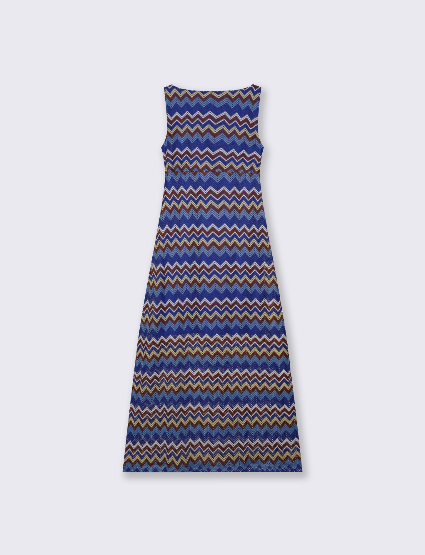 Vestito lungo senza maniche con scollo V - var 3