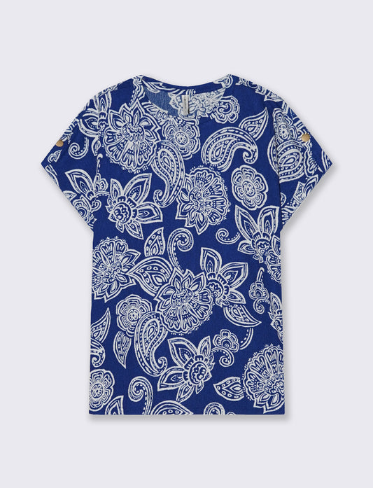 T-Shirt Basica Manica Corto con Spacchetti - var 2