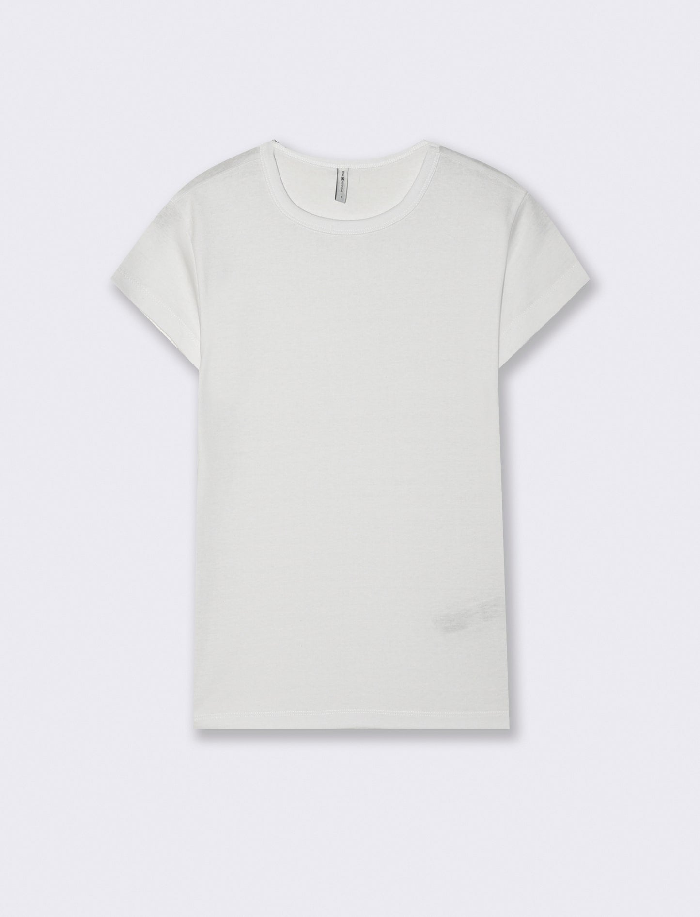 T-Shirt Cotone Manica Corto Girocollo - Bianco