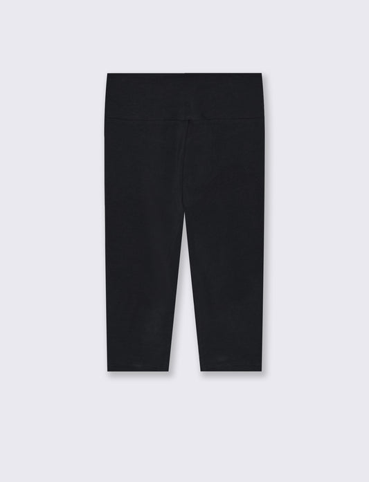 Leggings Vita Alta Pinocchietto - Nero