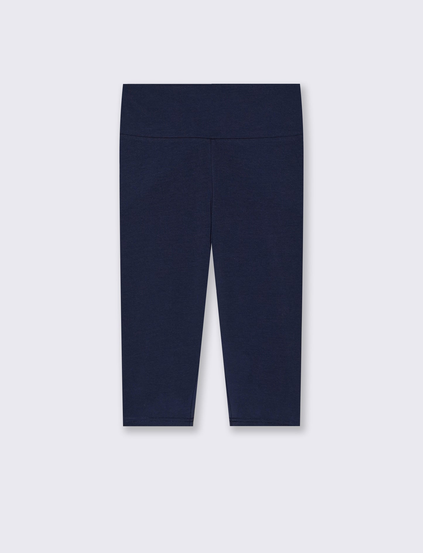 High Waist Capris Leggings - Blue