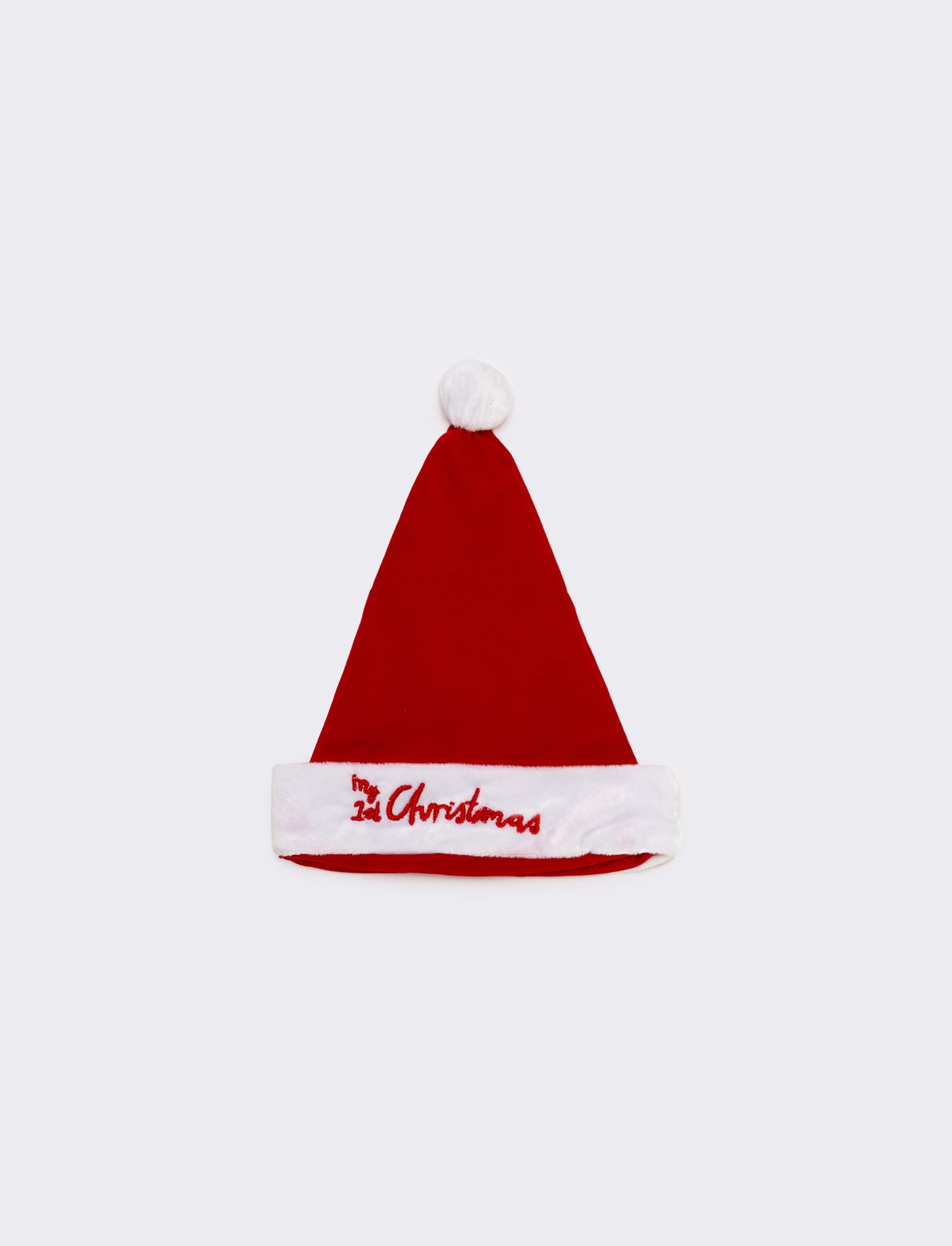 Set cappello+bavetto christmas - Rosso