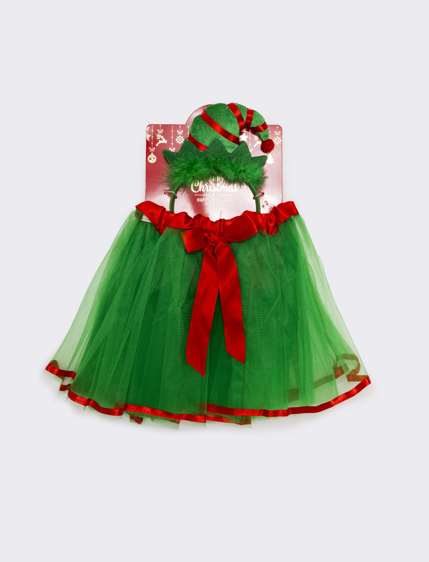 Travestimento bambina natale percorsi - Verde