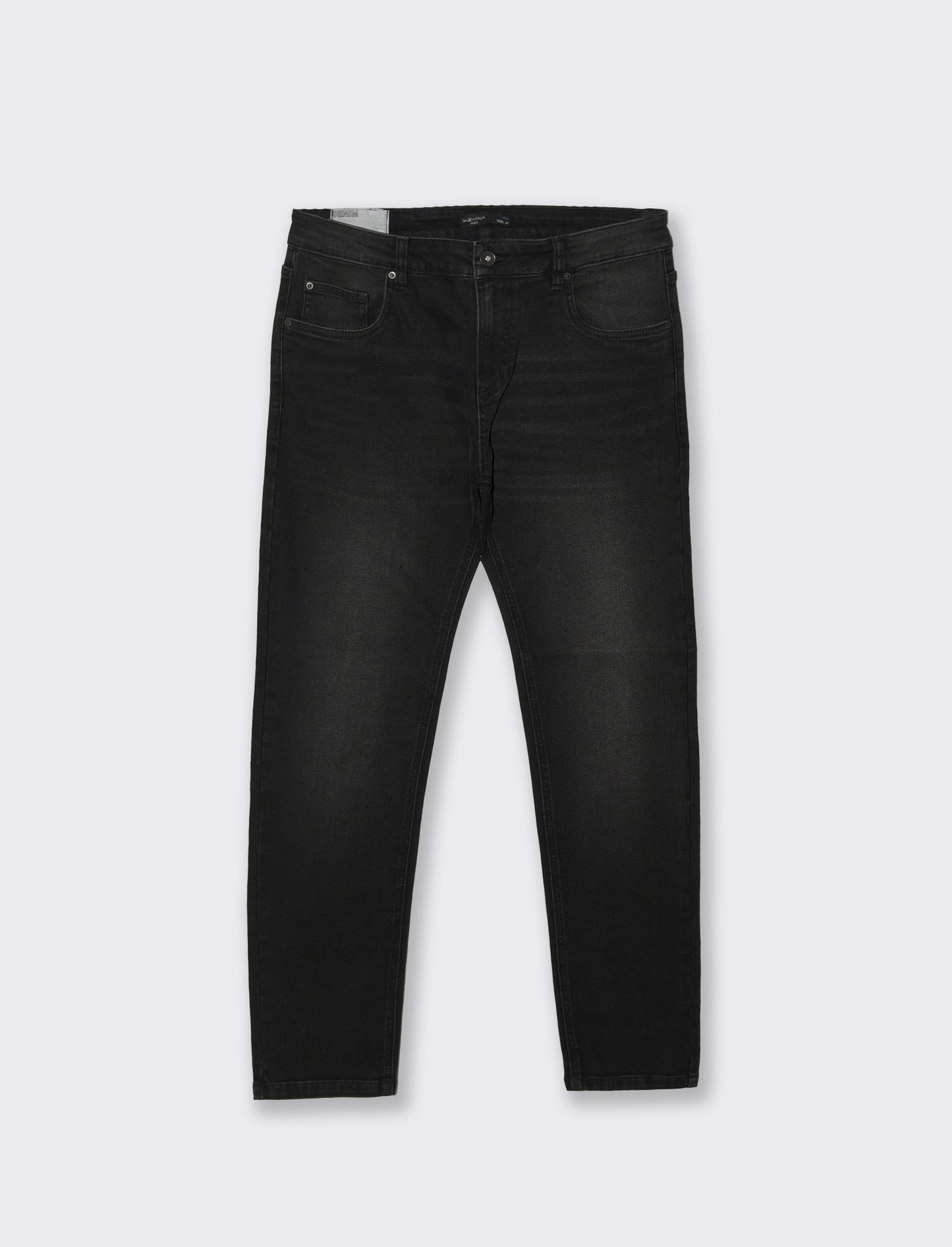 Jeans skinny fit nero effetto slavato - Nero