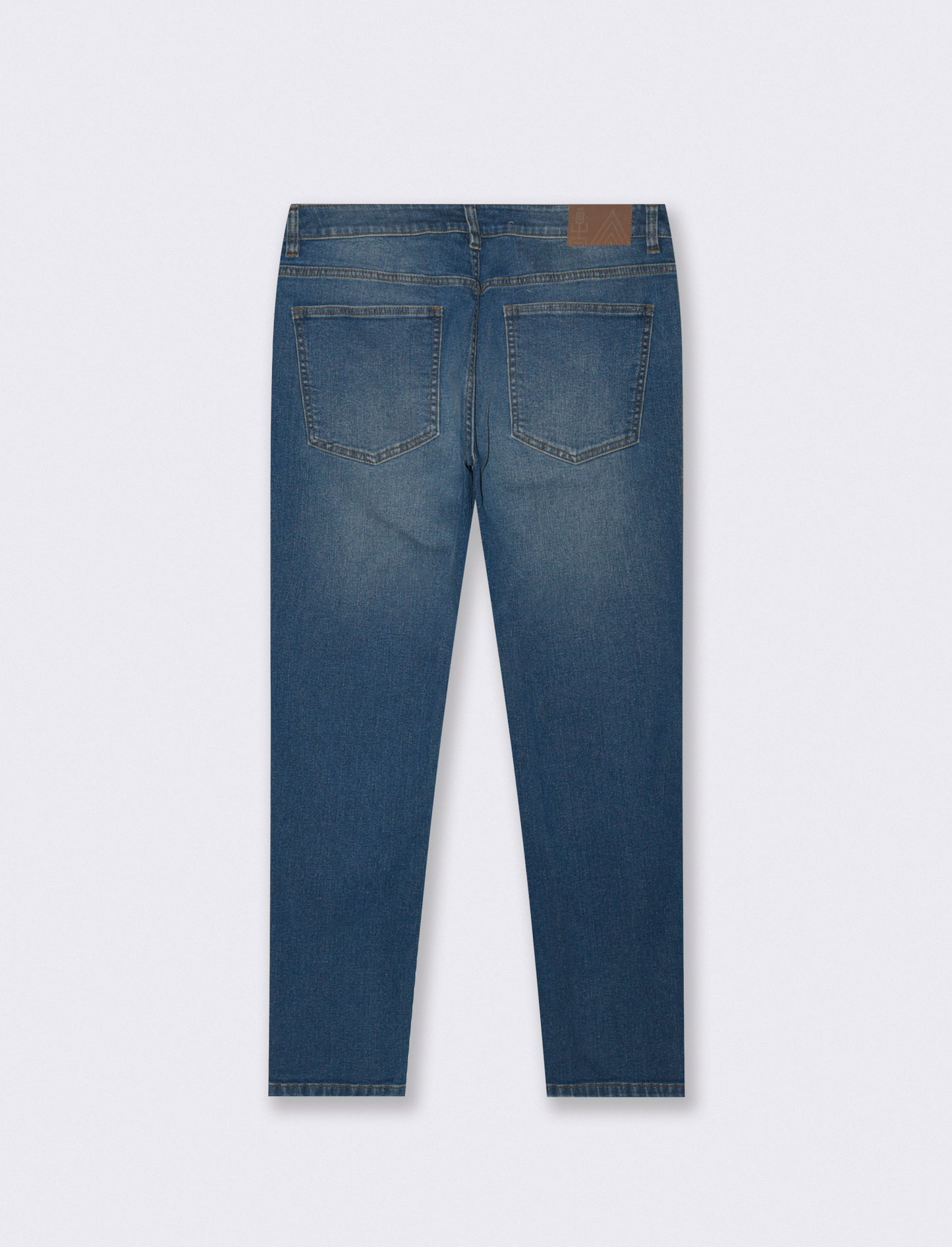 Jeans skinny fit blu scuro effetto slavato - DENIM SCURO