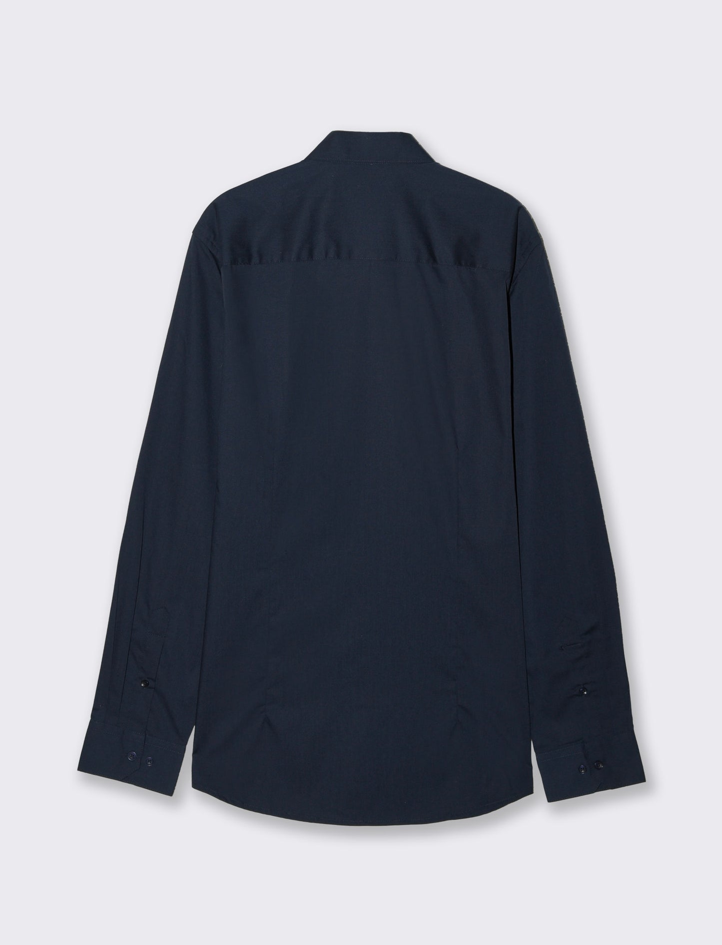 Regular Fit Easy Iron Solid and Patterned Shirt - Blue