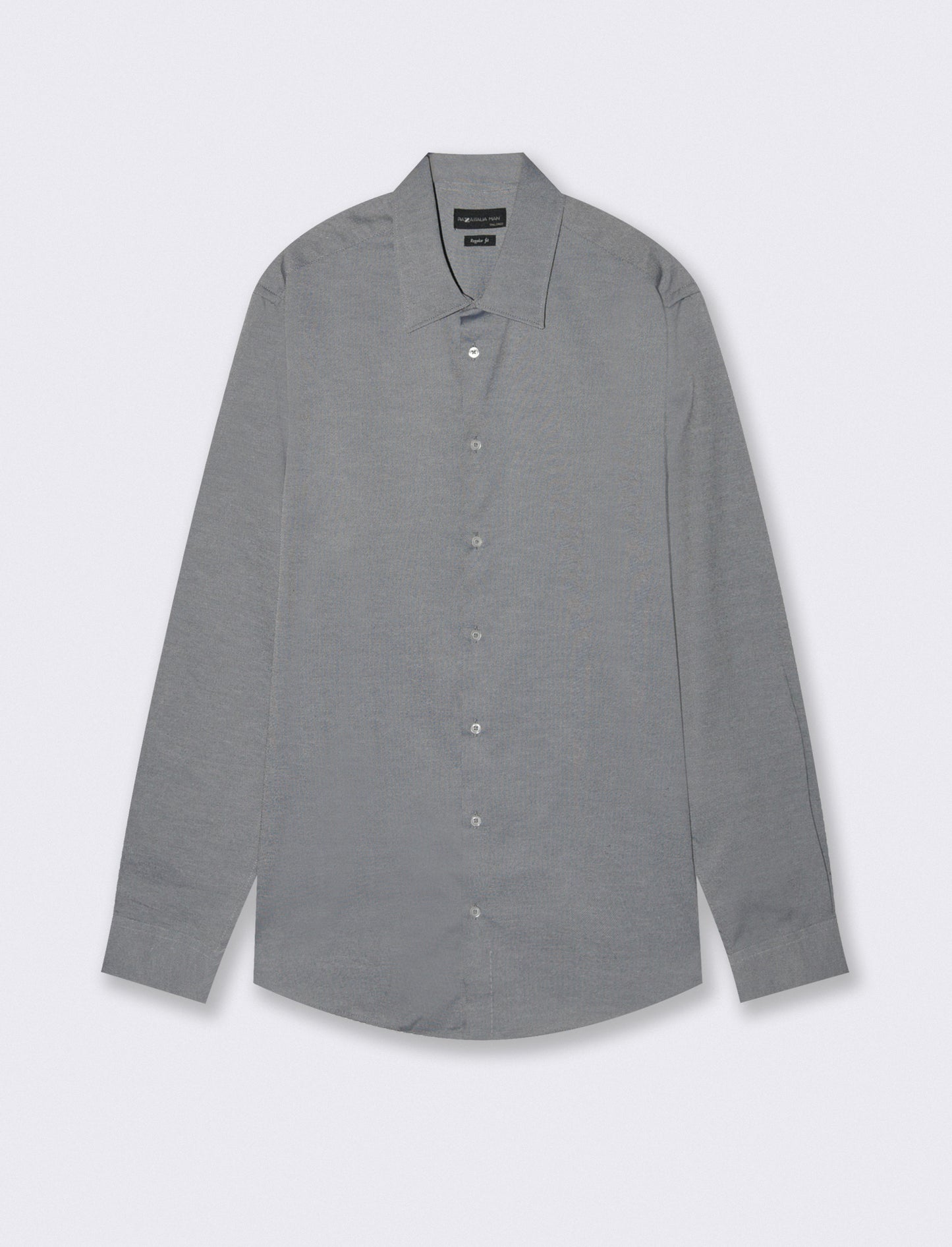 Camicia Oxford Regular Fit in Cotone - Blu