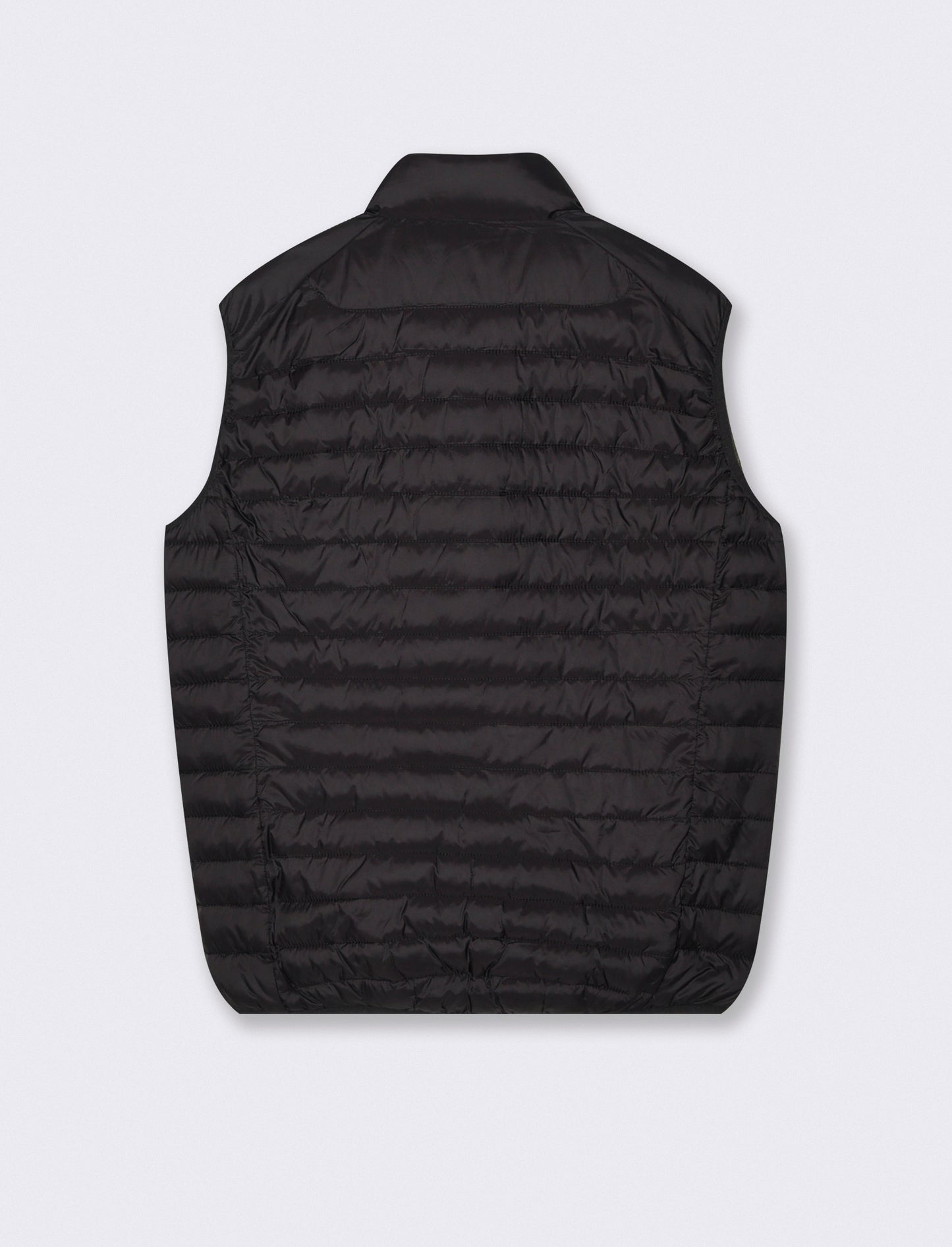 Giubbotto Gilet Piumino Imbottito Collo Alto - Nero