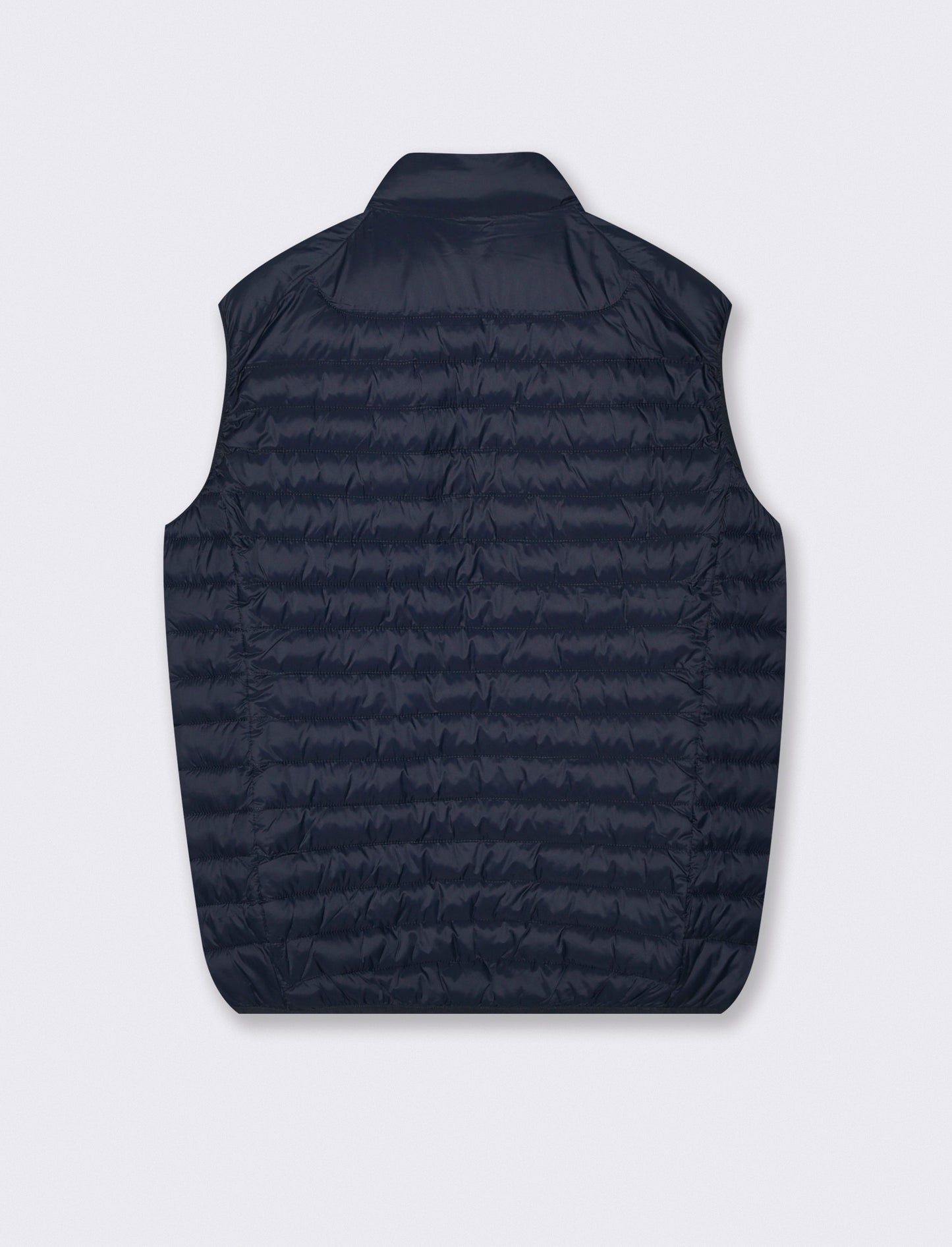 Giubbotto Gilet Piumino Imbottito Collo Alto - Blu
