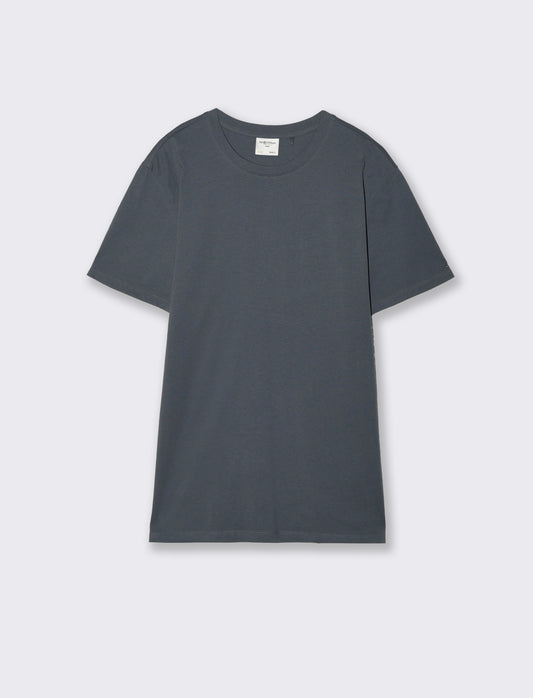 Cotton regular fit crew neck T-shirt - Blue