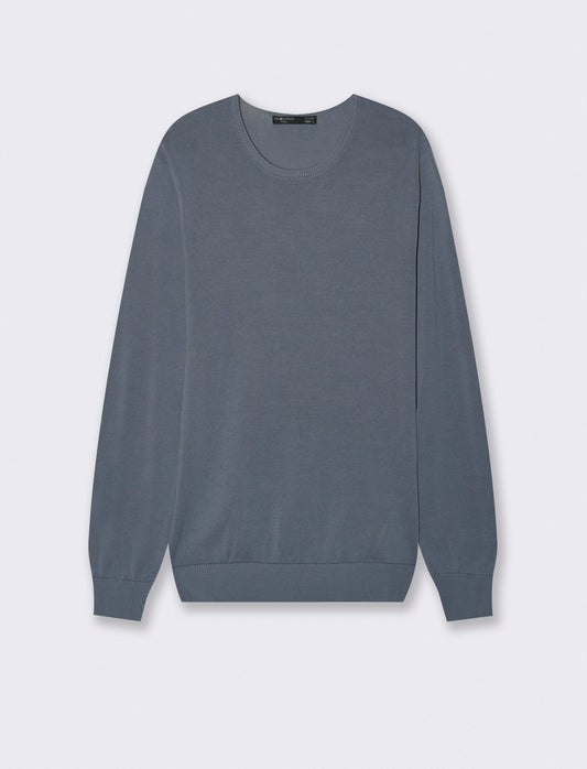 Maglia girocollo in puro cotone premium - CARTA DA ZUCCHERO