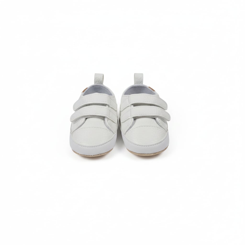 Sneakers con strappi da neonato - Bianco