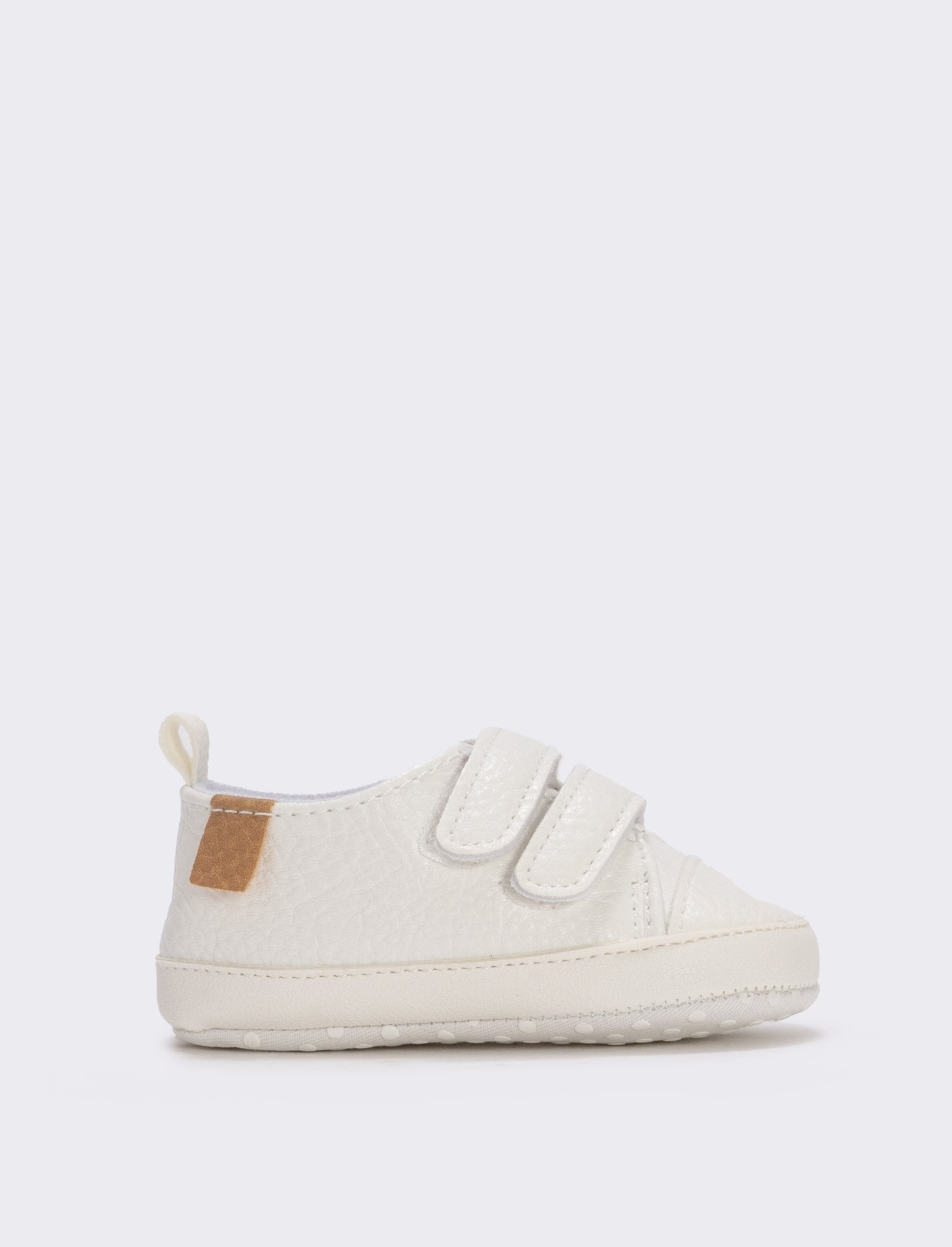 White Non-Slip Baby Shoes - White