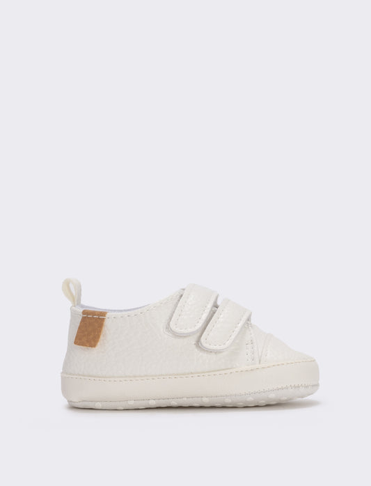Scarpa da neonato bianca antiscivolo - Bianco