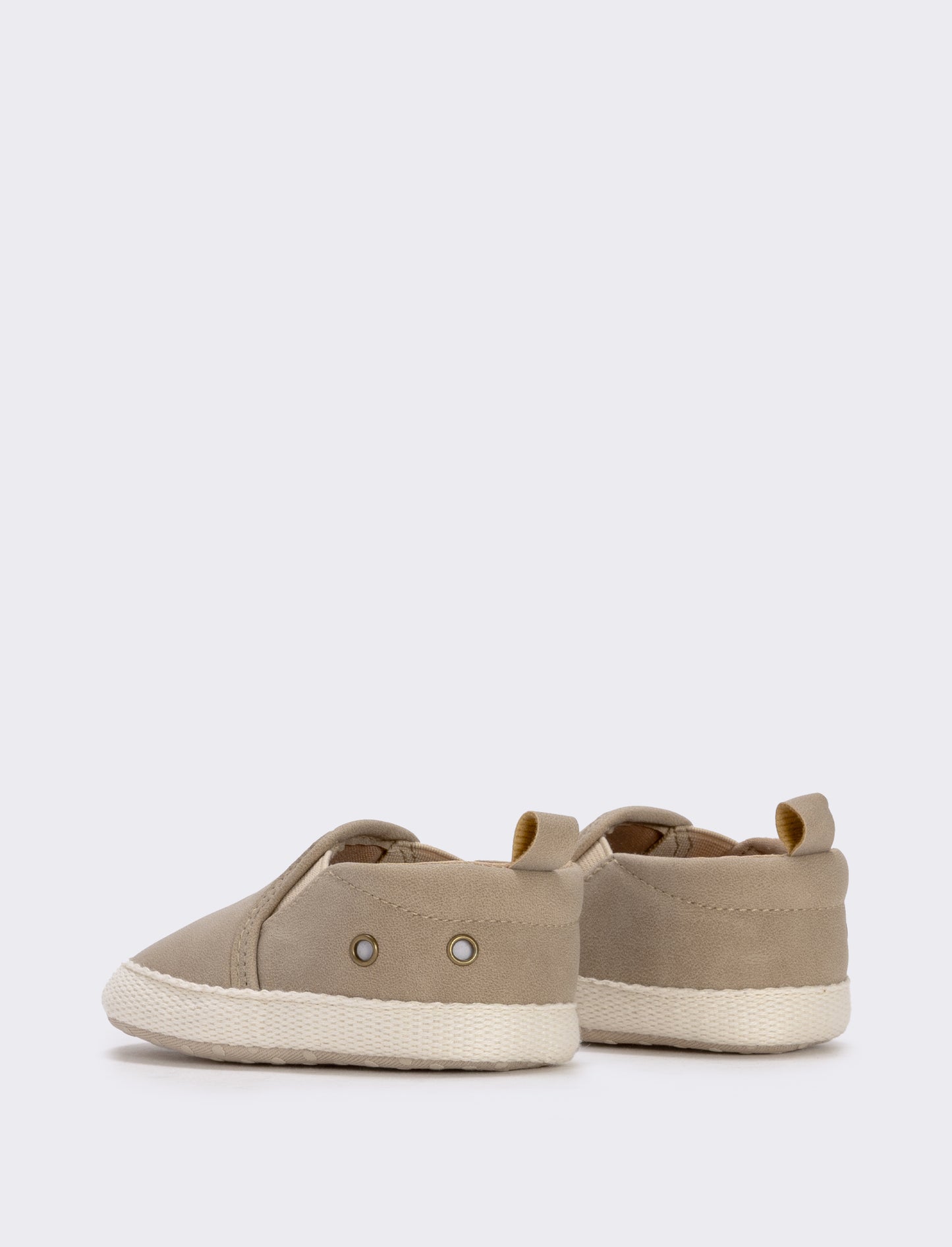 Slip-on beige antiscivolo per neonato - Beige