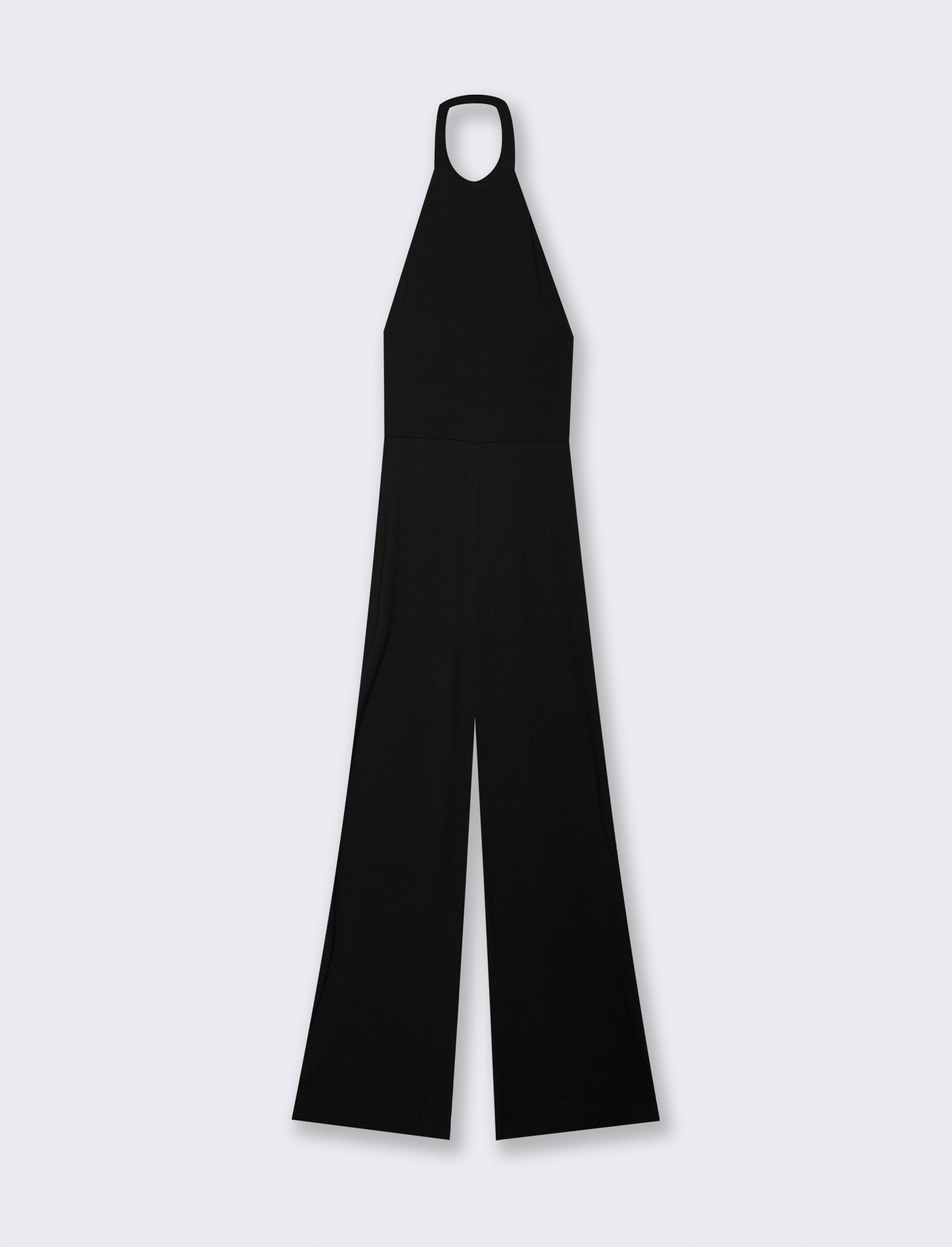 Jump suit con scollo halterneck - Nero