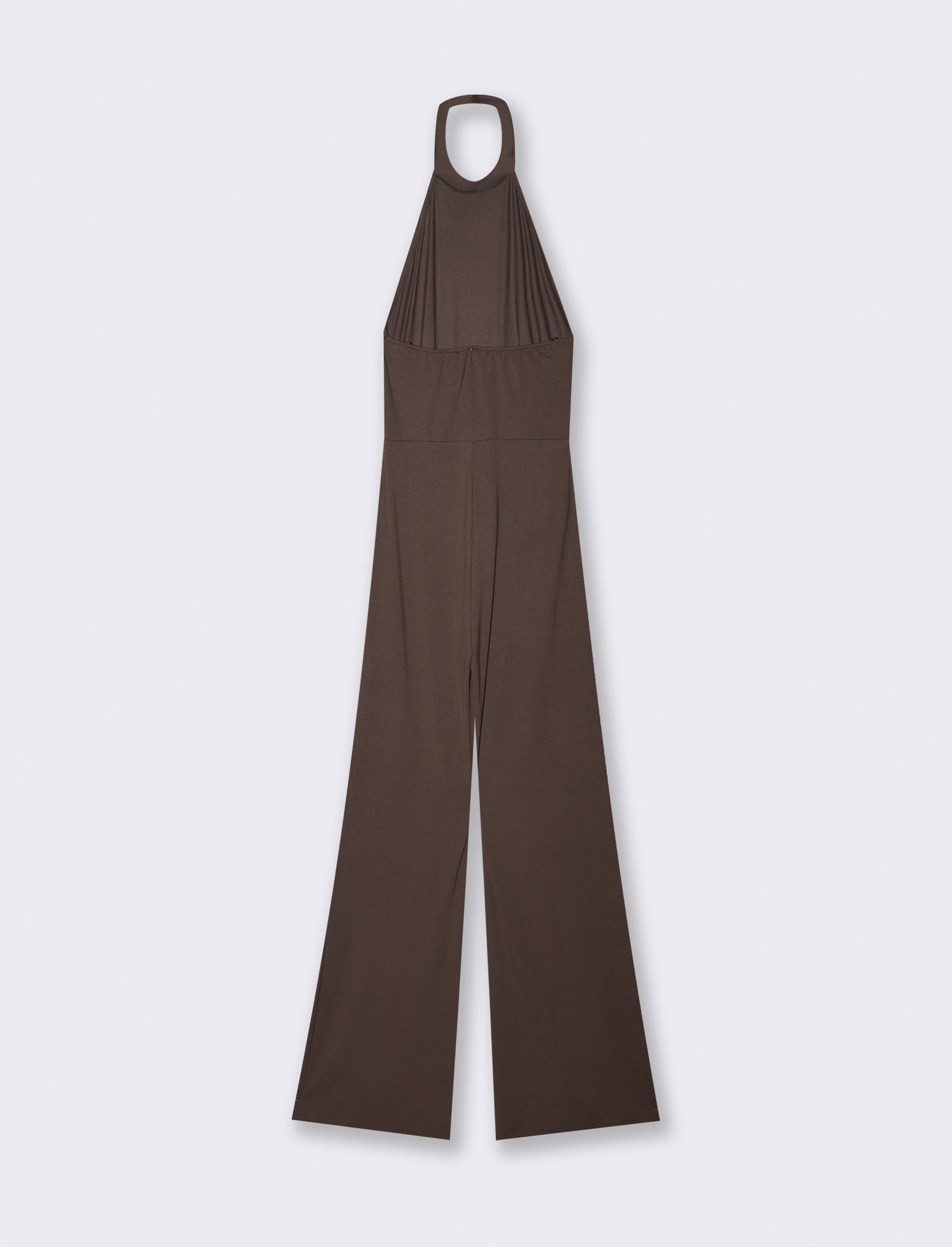 Jump suit con scollo halterneck - Moro