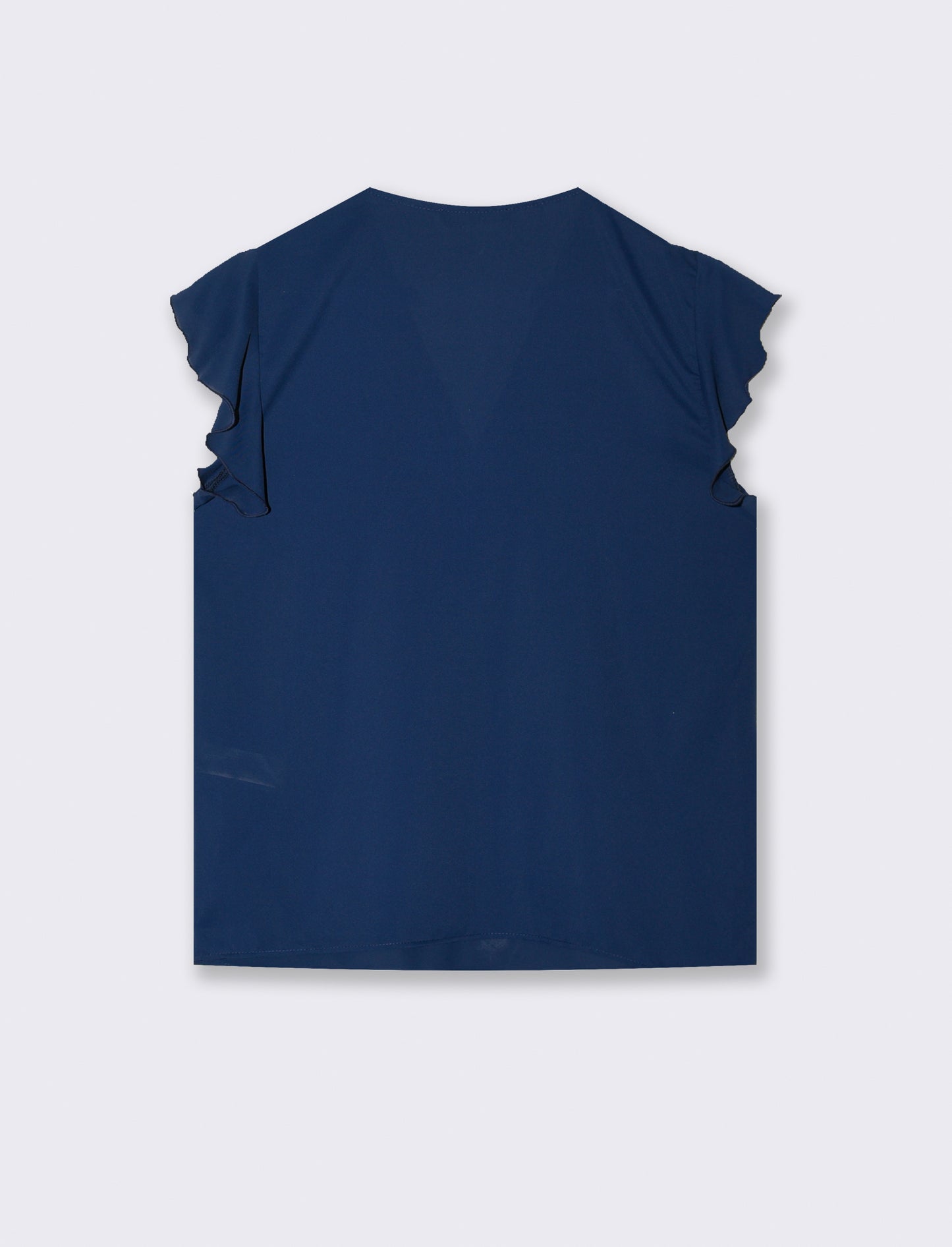 Casacca con rouches - Blu