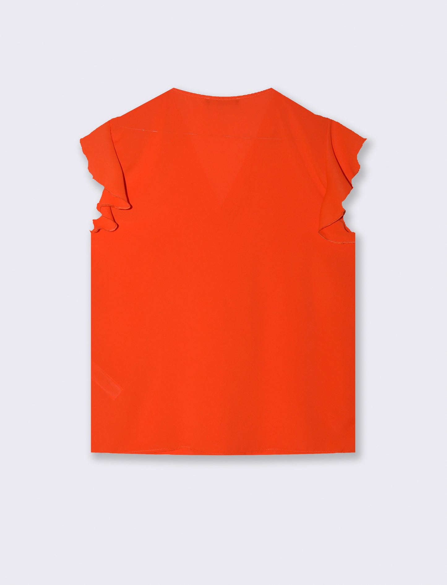 Casacca con rouches - Corallo