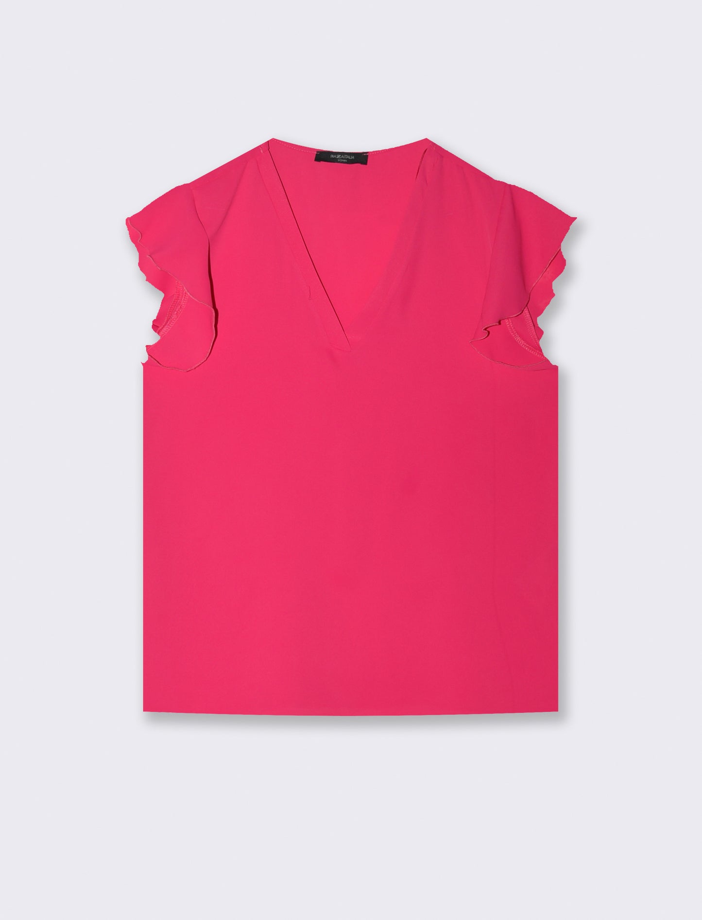 Casacca con rouches - Fuxia