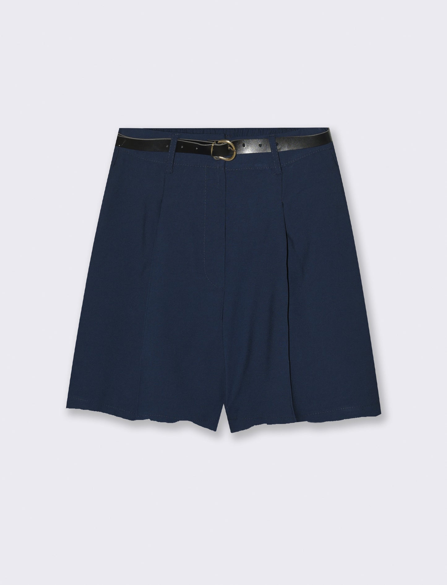 Short con cintura - Blu