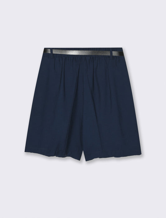 Short con cintura - Blu