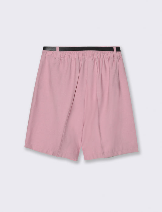 Short con cintura - Rosa