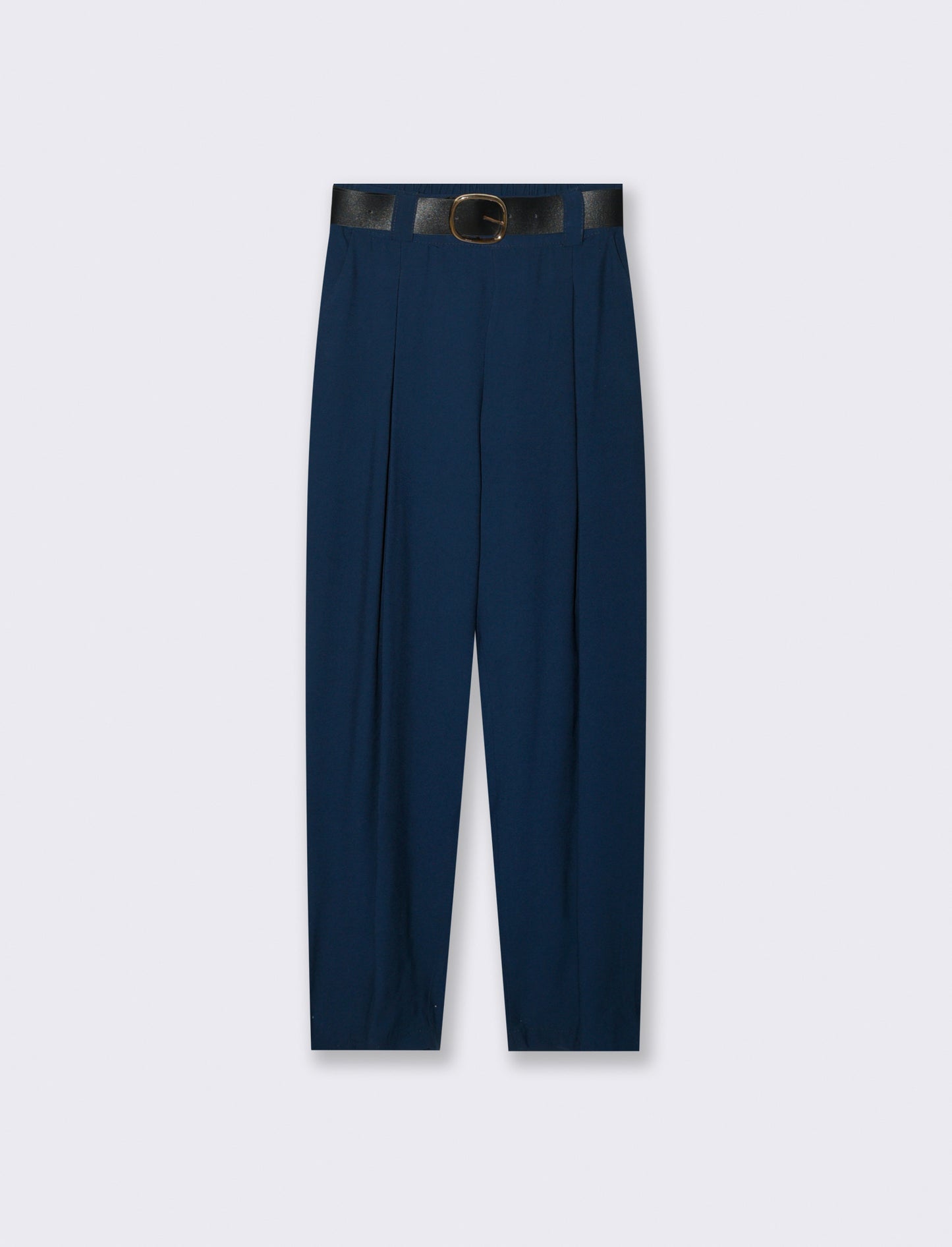 Pantaloni con cintura - Blu