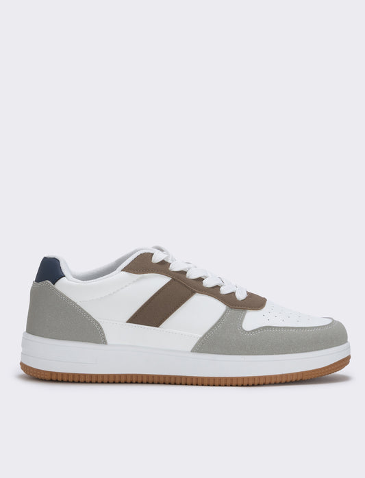 Sneakers bianche in poliuretano uomo - Bianco