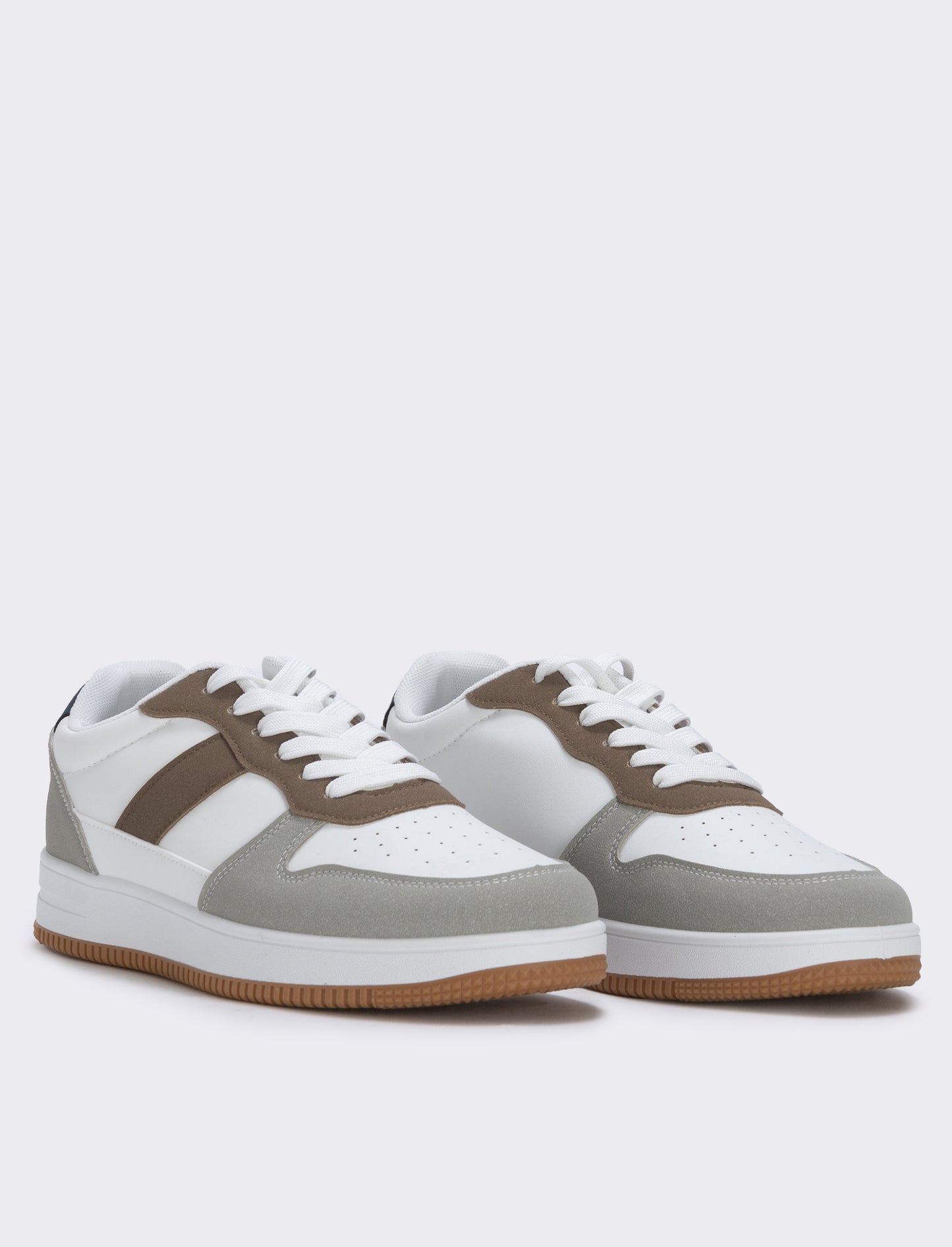 Sneakers bianche in poliuretano uomo - Bianco
