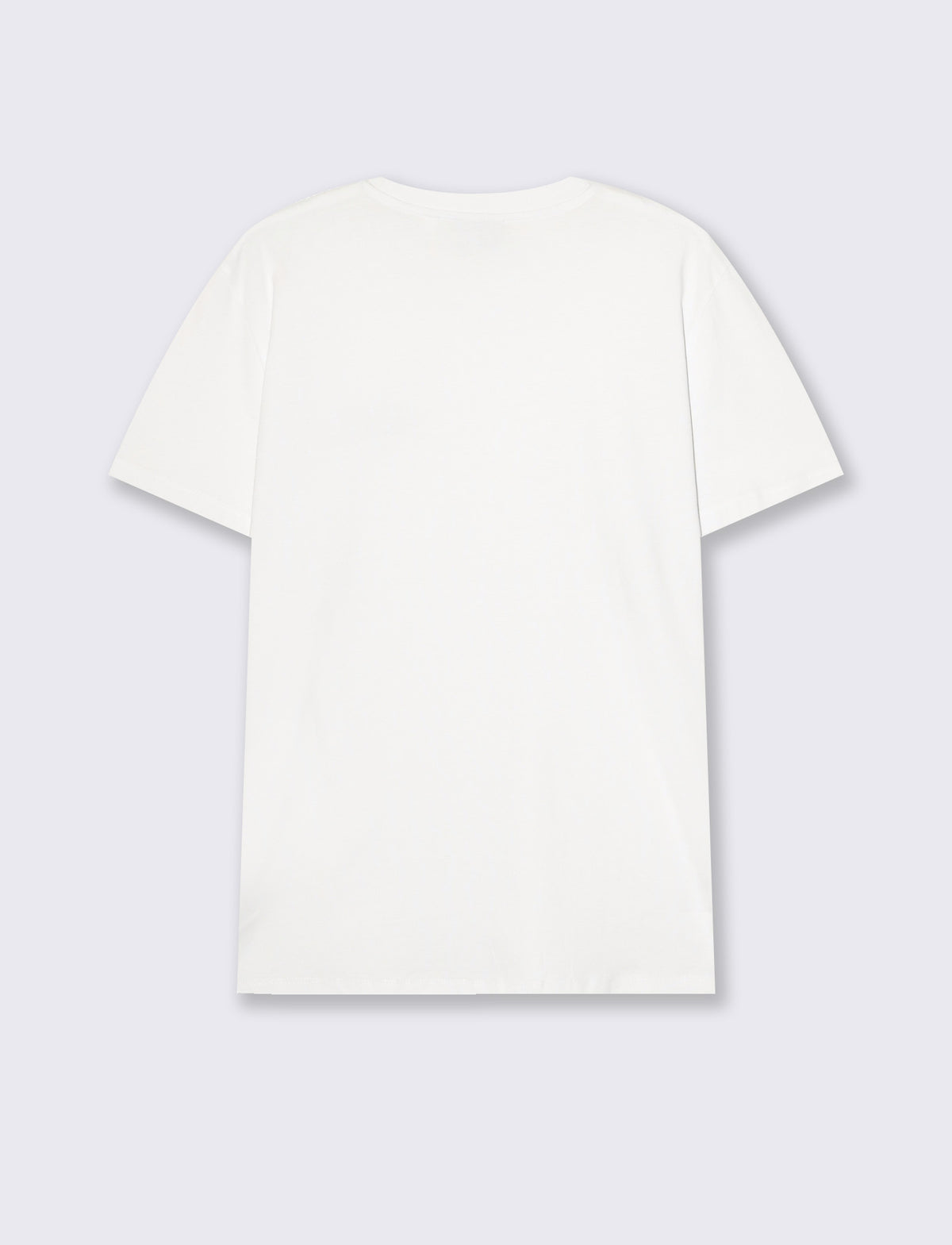 T-SHIRT IN COTONE PREMIUM CON PATCH E STAMPINA - Bianco