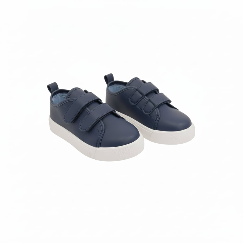 Sneakers basic da bambino. - Blu
