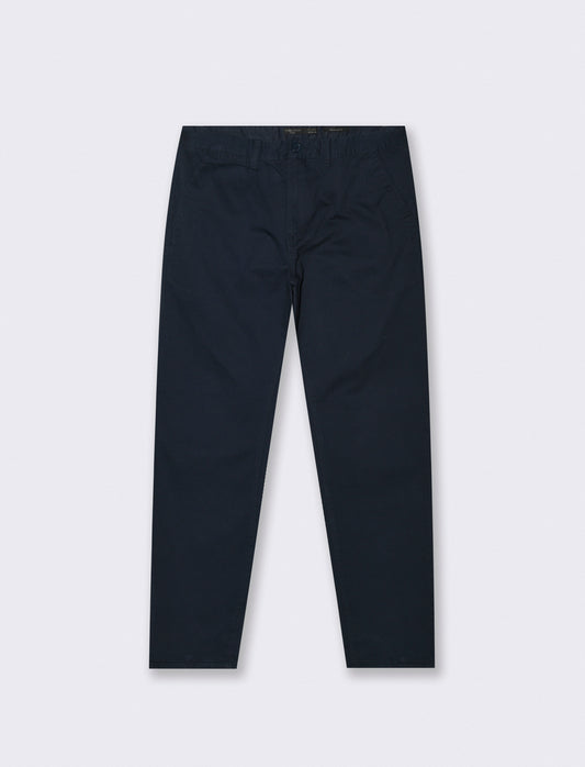 Pantaloni Chino Regular Fit in Cotone - Blu