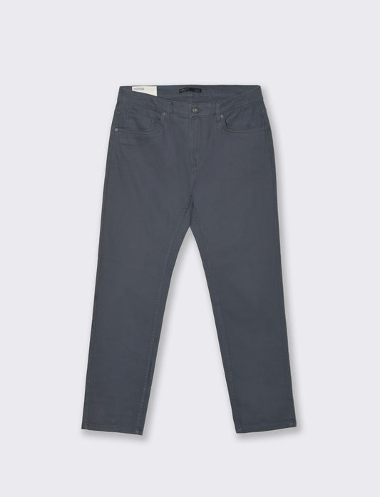 Pantaloni Slim Fit 5 Tasche Effetto Slavato - Avion