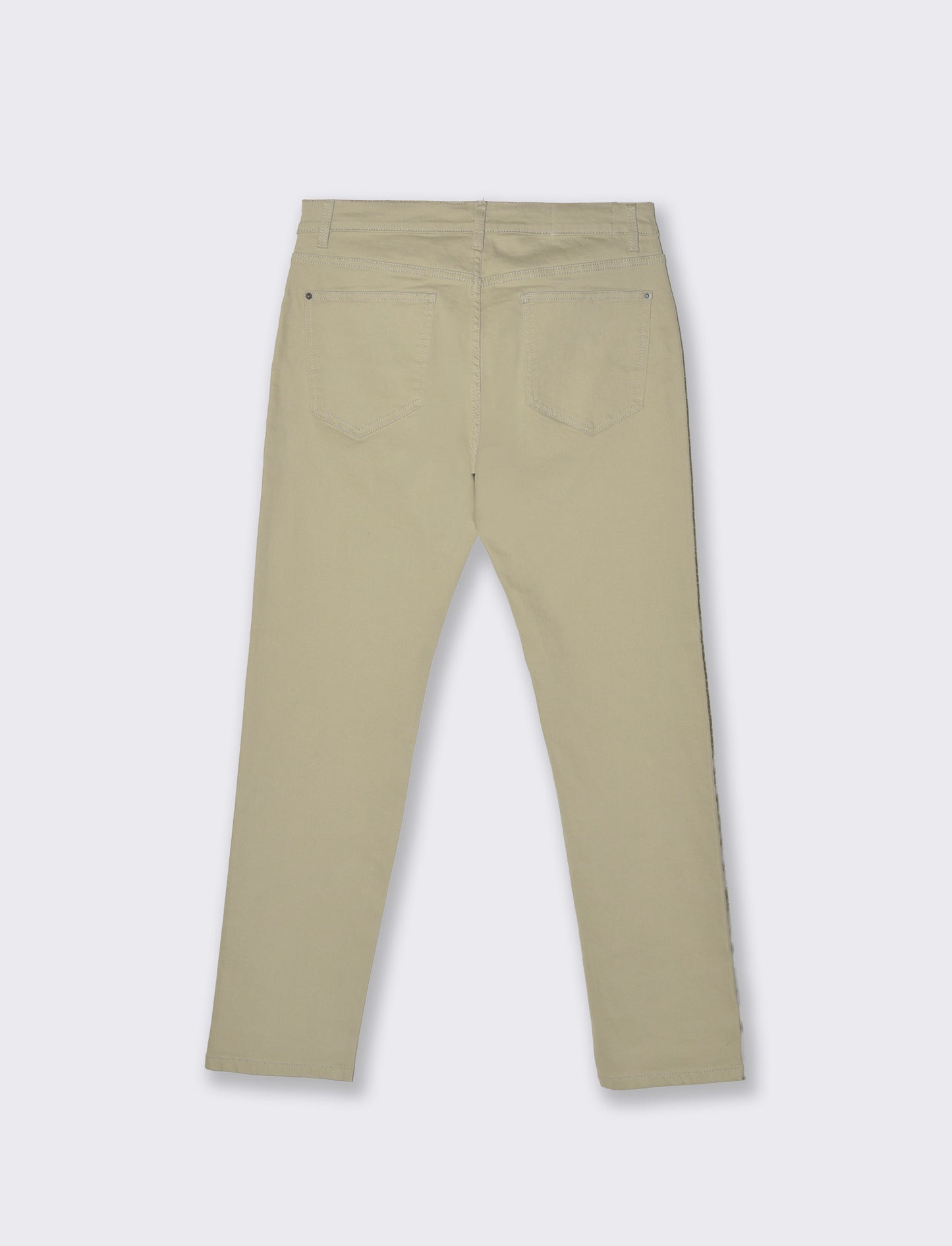 Pantaloni Slim Fit 5 Tasche Effetto Slavato - Grigio stone