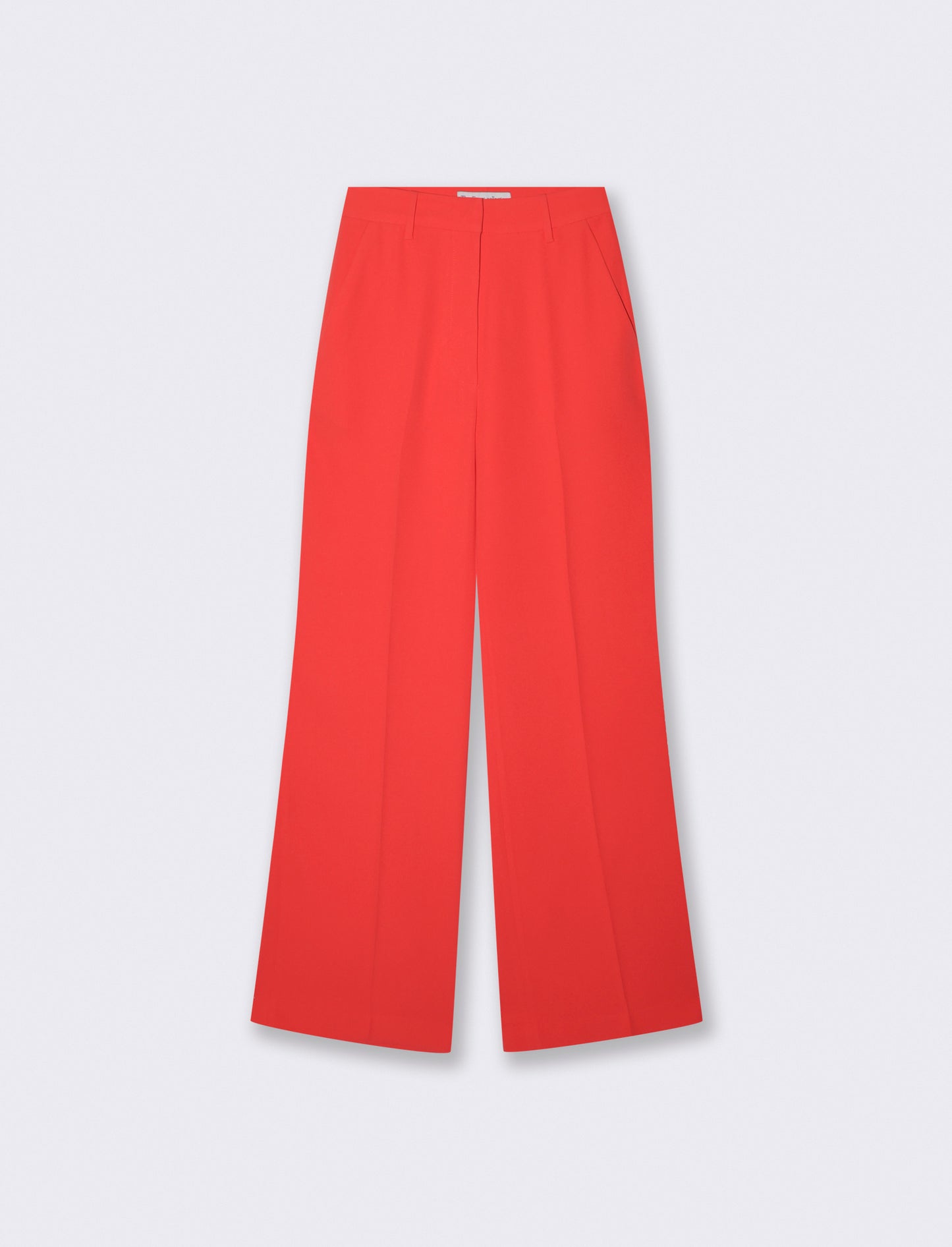 Pantalone a vita alta con gamba larga - Aragosta